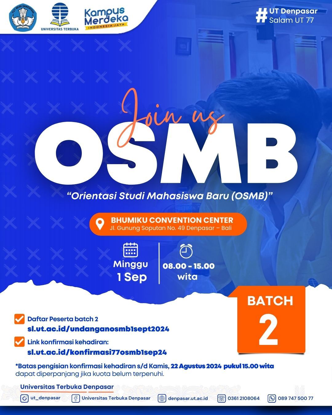OSMB Batch 2 UT Denpasar 20242